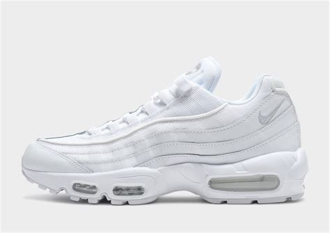 air max 95s all white.